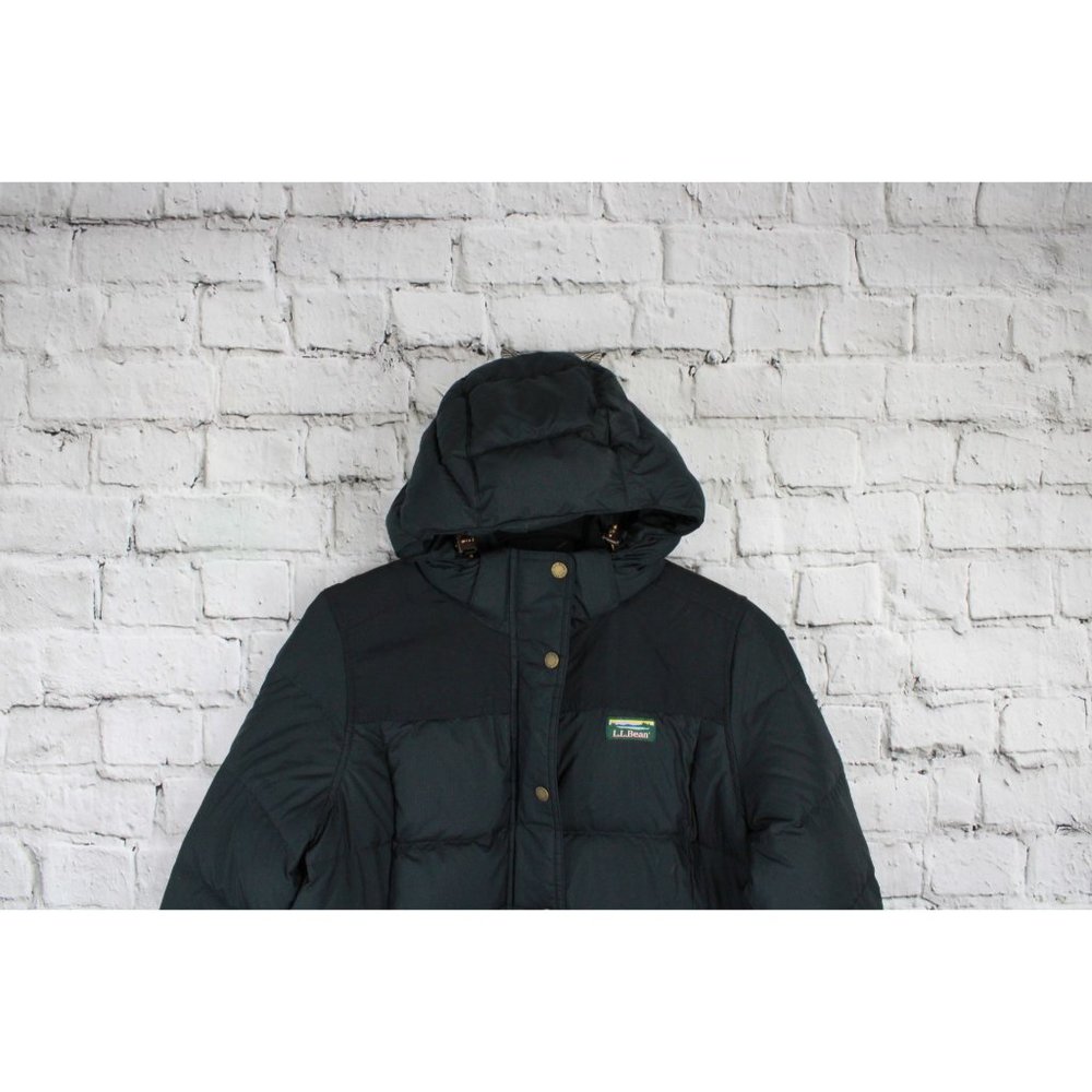 LL Bean Mountain Classic Down Sherpa-Lined Zippered Hooded Parka S Pet - Picture 2 of 10